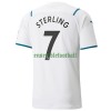 Maillot de Supporter Manchester City Raheem Sterling 7 Extérieur 2021-22 Pour Homme